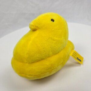 PEEPS Just Born Yellow Chick Plush Stuffed Animal Toy 2014 EASTER BASKET 5”